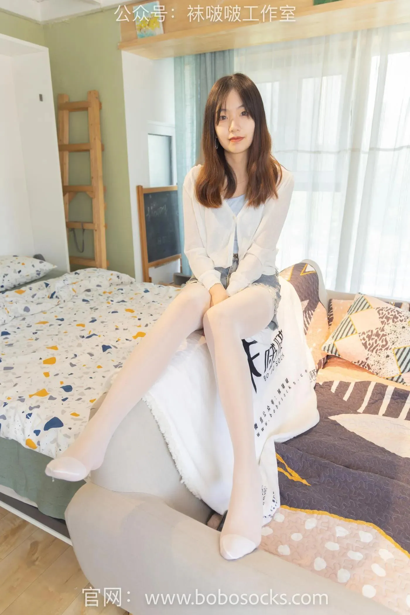 [BoBoSocks袜啵啵]NO.102 小甜豆-板鞋、白丝 [140P]插图2